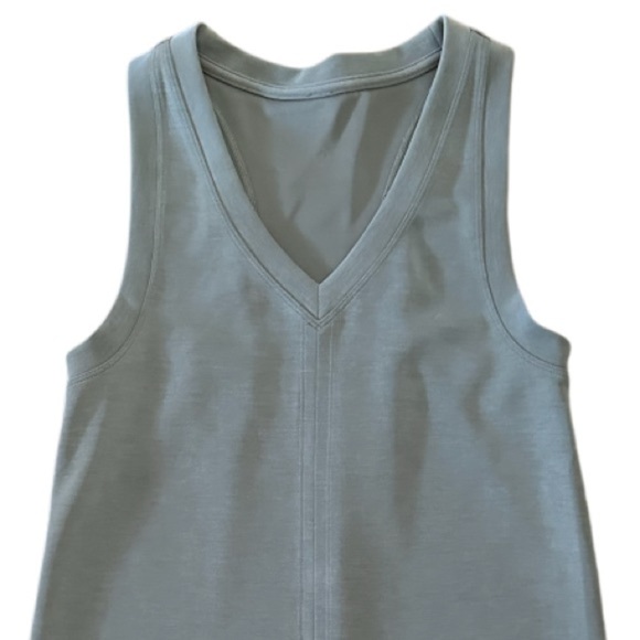 Lululemon Ease of it All Long Tank Softstreme Midi Dress, Grey Sage, Size XS/S - Picture 7 of 10